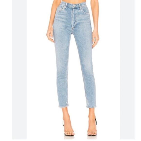 AGOLDE Denim - Agolde Nico High Rise Slim Fit in Embark Size 26